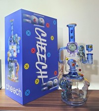 CHEECH GLASS Blue VooDoo Doll Water Pipe/bong / Rig picture