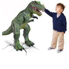 Large Dinosaur Toys, 28 Inch Inflatable Tyrannosaurus Rex for Kids, Toddler picture