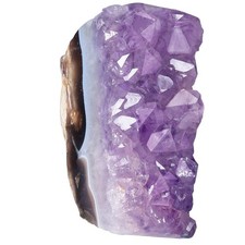Rockcloud 1.32-1.54 lb Natural Purple Amethyst Quartz Crystal Cluster Geode picture