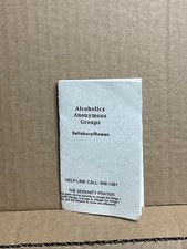 VTG Alcoholics Anonymous Groups Guide Meeting Schedule Pamphlet Salisbury Rowan picture