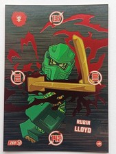 LEGO Ninjago Series 10 Rubin Lloyd 269 Ultra Rare Ruby Card Blutmond 2025 picture