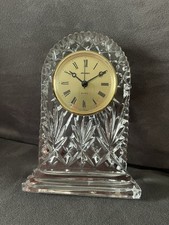 Vintage Lead Crystal Staiger Quartz Desk Clock picture