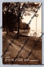 Ro-Mi-Hoco Park LAKE WAUBESA McFarland Wisconsin RPPC Rockford Heights Photo '35 picture