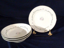 Signature Collection Spring Bouquet Lot of 1 Bread Plate & 3 Dessert Bowls EUC picture