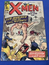 The X-Men #6 (1964) KEY - Sub-Mariner Joins Evil Mutants Jack Kirby Cover picture