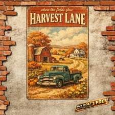 Country Roads Take Me Home Metal Tin Sign Retro Travel Home Wall Decor 8x12 picture