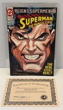 Superman The Man of Steel #25 Signed by Louise Simonson Dynamic Forces COA #3527 picture