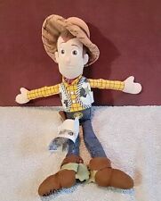 Disney Store Pixar Woody Doll Plush Cloth Cowboy Toy Story Stuffed Sheriff 12