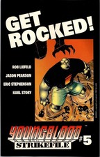 1994 Image Comics Youngblood Strikefile #5 Print Ad Badrock Rob Liefeld Art picture