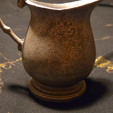 Pewter Creamer Pitcher Jug, Collectible Pewter Metalware Creamer Server picture