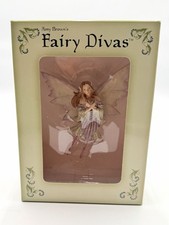 Amy Brown's Fairy Divas Dragon Fly Fairy 87813 W Box Pink Purple Wings RARE HTF picture