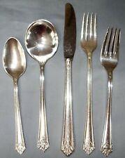 62 Pc Set IS 1847 Rogers HER MAJESTY Silverplate Flatware Service for 10 Plus picture