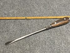 Rare Vintage Perfect Handle Style Dunlap 13” Slotted Screwdriver With Wrench Lug picture