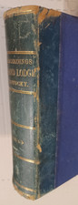 1853-1855 Proceedings of the Grand Lodge of Kentucky, rare Masonic book picture