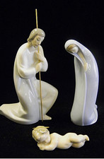 Vintage Lladro 3-Piece Holy Family Nativity Set #4533 #4534 #4535 Matte Finish picture