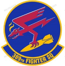 USAF 389th Fighter Squadron Self-adhesive Vinyl Decal picture
