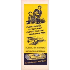 1939 Beech Nut Gum Original Vintage Print Ad picture