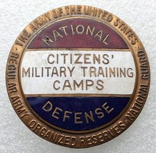 CMTC Citizens Military Training Camps National Defense Instructor Badge picture