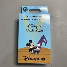Disney Mickey And Friends Music Notes One **Unopened Pin Box with 2 Pins** picture