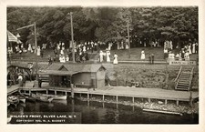 Walker's Front Silver Lake NY New York 1910 RPPC Photo Postcard COPY picture