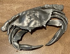 VTG Salisbury Pewter Crab Table Art Nautical 6.5” x 4