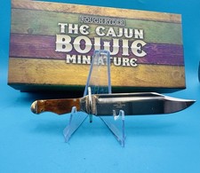 Rough Ryder Mini Cajun Bowie Fixed Blade Knife RR1902 4.5