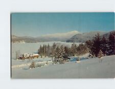 Postcard Lake & Whiteface Mountain Winter Lake Placid New York from Signal Hill picture