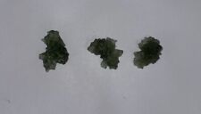 Moldavite 3 Piece Lot 2.39 gr 11.95 ct with Certificate of Authenticity Grade A picture