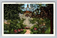 Rhinelander, WI-Wisconsin, Oneida County Court House Antique, Vintage Postcard picture