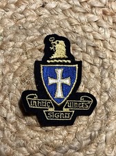 Vtg Sigma Chi COLLEGE FRATERNITY BLAZER CREST SEW ON PATCH Vtg 70s 80s Rare picture