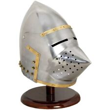Medieval Pigface Basinet Helmet Replica Pig Face Helmet Warrior Cosplay gift picture