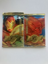 2-1995 Marvel Metal Inaugural Edition Factory Sealed Packs picture