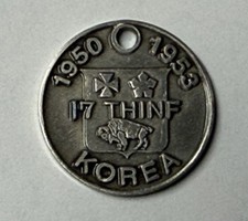 Army 17th Infantry 1950 1953 Korea Challenge Coin Buffalo Bill Quinn Replica picture