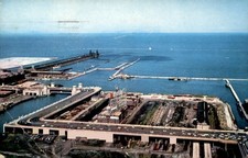 Outer Drive Link Bridge and Lake Front, Chicago - November 12 Postcard picture