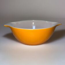 Pyrex Mixing Bowl #442  1.5 qt FRIENDSHIP Cinderella Solid Yellow-Orange VTG USA picture