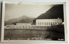 c1930s RPPC Power Plant Bonneville Oregon Columbia River Highway  picture