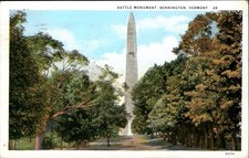 Battle Monument Bennington Vermont 1931 Posted Postcard picture