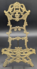 Vintage Andrea by Sadek Ornate Decorative Brass Tabletop Display Easel picture