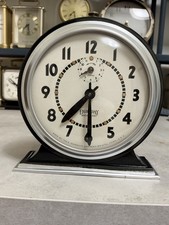Antique 1920's E. Ingraham Eight-Day Broadcast Mechanical Desk Clock * WORKING picture