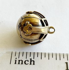 Vintage 9ct/Silver Masonic Ball Fob/Charm picture