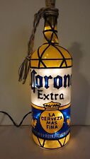 Corona Extra Inspired Bottle Lamp Bottle Light Hand Painted picture