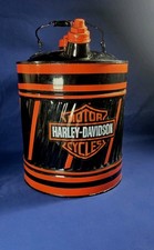 Vintage Harley Davidson Memorabilia Fuel Can W/handle And 14