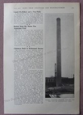 1915 Article* NEW Weber Coniform Chimney Erected for City of Youngstown Ohio picture