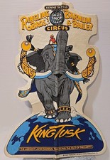 Vintage 1987 Ringling Bros Barnum Bailey Circus KING TUSK Felt Pennant ~18