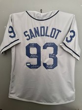 The SANDLOT Cast AUTOGRAPHED SIGNED Baseball Jersey 6 Signatures Total Sports picture