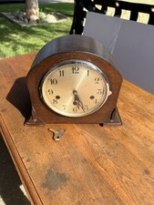 c1900 Art Deco Westminster Chime Mantel Clock 8 Day Mechanical Key Wind Working picture