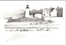 Warwick Light c1899 Charles M Silverman Warwick RI Vintage Postcard TP13-7 picture