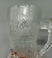 Vintage 1993 McDonald’s The Flintstones Mug Clear Glass. picture