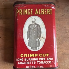 Prince Albert Tin Crimp Cut Pipe and cigarette tobacco Empty picture
