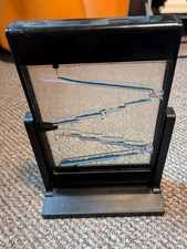 Vtg Rare Color Box Blue Bubble Drop Oil Drip Game Made in Italy Liquid Motion picture